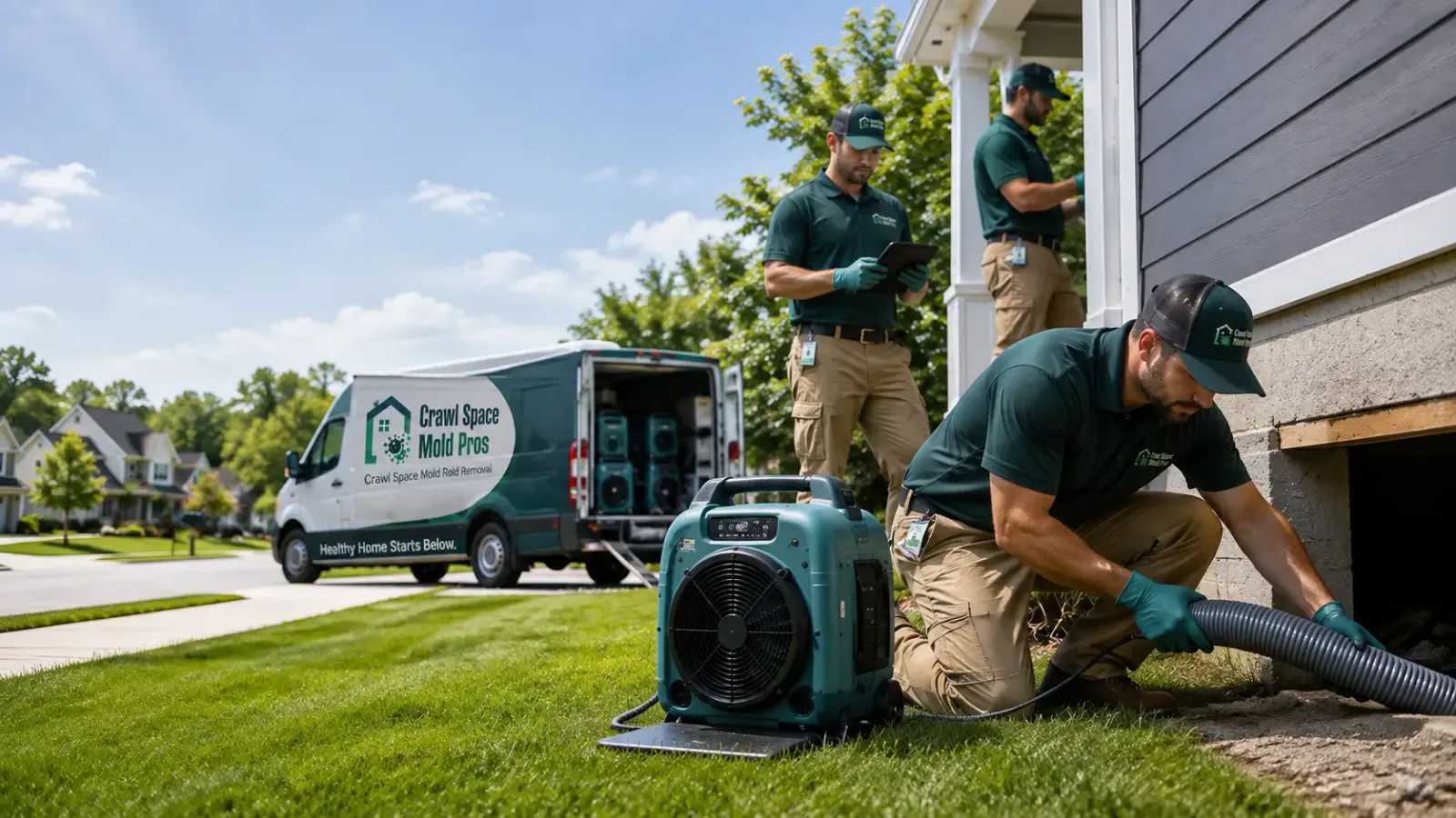 Crawl Space Mold Removal in Park Ridge, IL